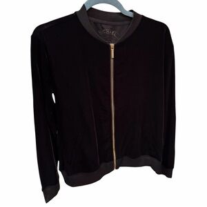 Michael Kors Black Jacket with Gold Accents
